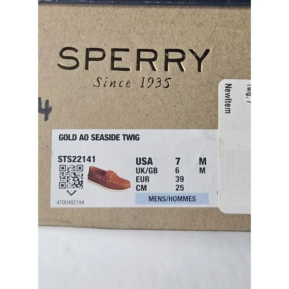 Sperry Gold Cup‎ AO boat shoes Nwb